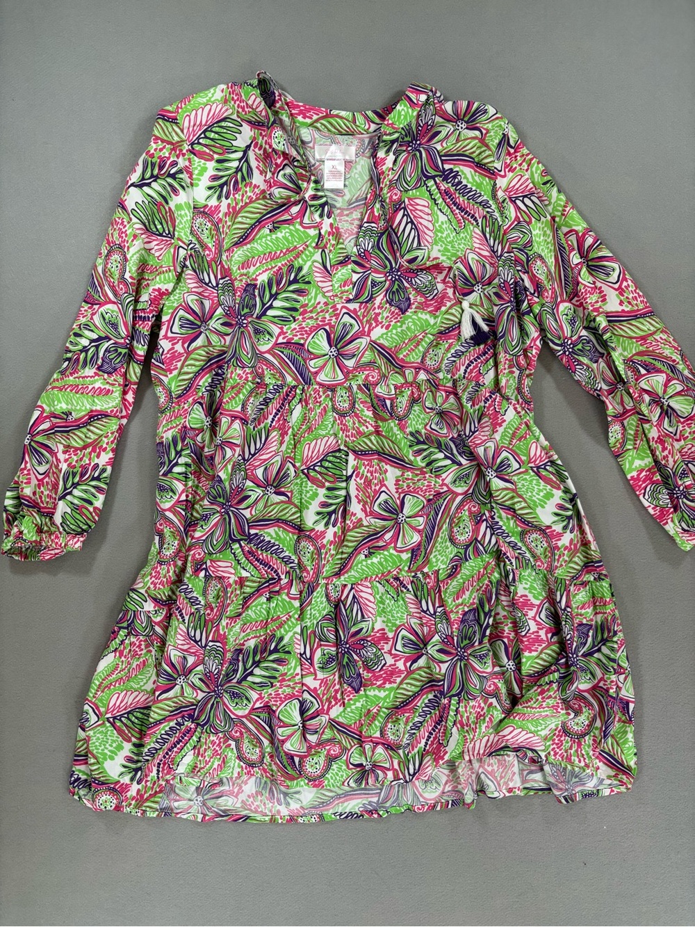 Stella Parker tropical dress XL